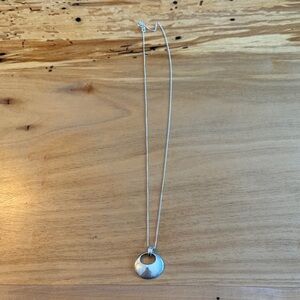 Elegant Silver Pendant Necklace
